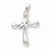 Sterling Silver Dove Cross pendant, Pretty Pendants for Necklace