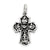 Cross Charm in Sterling Silver