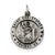 St. Christopher Medal, Charm in Sterling Silver