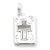 Sterling Silver & Mother of Pearl Bible Charm hide-image