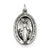 Sterling Silver Antiqued Miraculous Medal; Charm hide-image