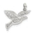 Filigree Holy Spirit Charm in Sterling Silver