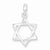 Sterling Silver Star of David Pendant, Pendants for Necklace