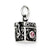 Sterling Silver Antiqued Prayer Box Charm hide-image