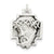 Sterling Silver Ecce Homo Medal, Charm hide-image