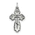 Eastern Orthodox Cross Charm in Sterling Silver