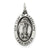 Sterling Silver Our Lady Of Guadalupe Medal; Charm hide-image