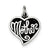 Sterling Silver Antique Mother Heart Charm hide-image