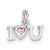 Sterling Silver I Love You Charm hide-image