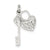 Sterling Silver Heart & Key Charm hide-image