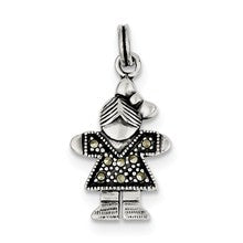 Sterling Silver Girl Charm hide-image