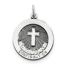 Sterling Silver Confirmation Medal Charm hide-image