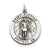 Sterling Silver Saint Florian Medal; Charm hide-image