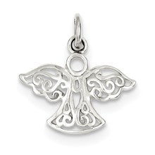 Sterling Silver Filigree Angel Charm hide-image