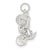 Motorcycle Charm in Sterling Silver