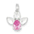 Sterling Silver CZ Angel Charm hide-image