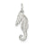 Seahorse Charm in Sterling Silver