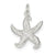 Sterling Silver Starfish Charm hide-image