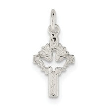 Sterling Silver Dove Cross Charm hide-image