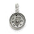 Sterling Silver 3-D Moveable Compass Charm hide-image