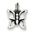 Sterling Silver Butterfly Charm hide-image