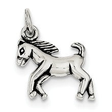 Sterling Silver Antique Pony Charm hide-image