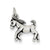 Antique Pony Charm in Sterling Silver