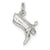 Sterling Silver Cowboy Boot Charm hide-image