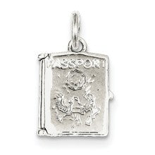 Sterling Silver Passport Charm hide-image