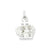 Crown Charm in Sterling Silver