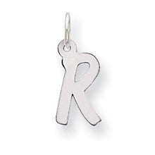 Sterling Silver Small Initial R Charm hide-image