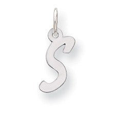 Sterling Silver Small Initial S Charm hide-image