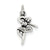 Antique Ballerina Charm in Sterling Silver