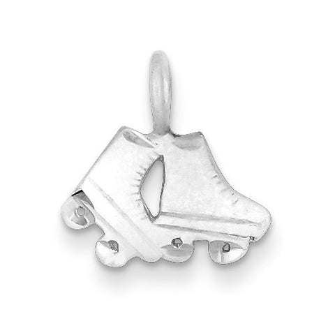 Sterling Silver Roller Skates Pendant, Pendants for Necklace