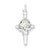 Sterling Silver CZ Skull Charm hide-image