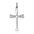 Sterling Silver Fleur De Lis Cross Charm hide-image