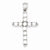 Sterling Silver Cultured Pearl Cross Pendant, Pendants for Necklace