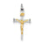 Sterling Silver & 18k Gold-Plated Crucifix Charm hide-image