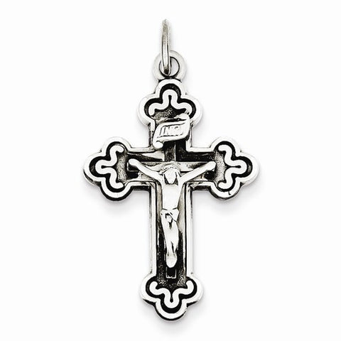 Sterling Silver Antiqued INRI Crucifix pendant, Appealing Pendants for Necklace