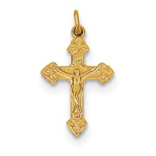 Sterling Silver & 24k Gold-Plated INRI Crucifix Charm hide-image