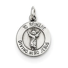 Sterling Silver Divino Nino Medal, Alluring (Divine Infant Jesus) hide-image