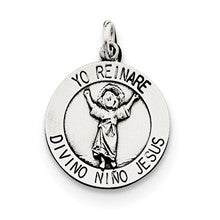 Sterling Silver Divino Nino Medal, Adorable (Divine Infant Jesus) hide-image