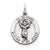 Divino Nino Medal, Dazzling (Divine Infant Jesus) in Sterling Silver