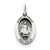 Antiqued Infant of Prague Medal, Delightful Charm in Sterling Silver