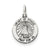 Antiqued Infant of Prague Medal, Exquisite Charm in Sterling Silver