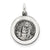 Antiqued Ecce Homo Medal, Fine Charm in Sterling Silver