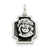 Antiqued Ecce Homo Charm in Sterling Silver