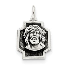 Sterling Silver Antiqued Ecce Homo Charm hide-image