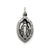 Antiqued Miraculous Medal, Classy Charm in Sterling Silver