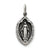 Sterling Silver Antiqued Miraculous Medal, Alluring Charm hide-image